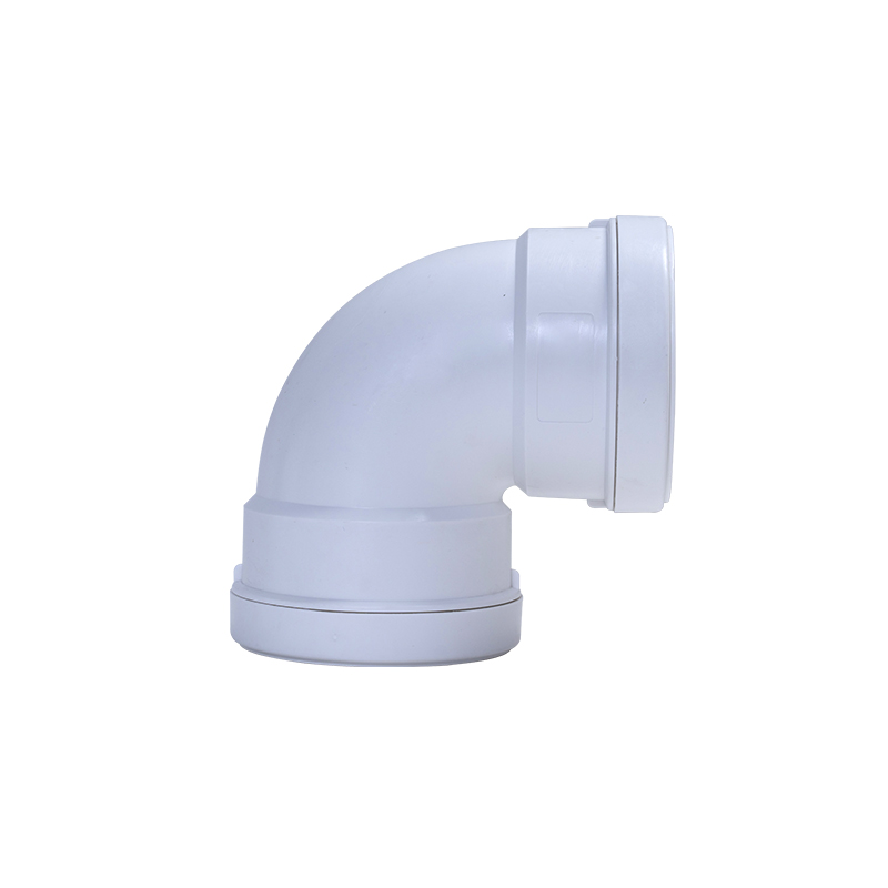 90°弯头丨HDPE压盖柔性承插链接静音管