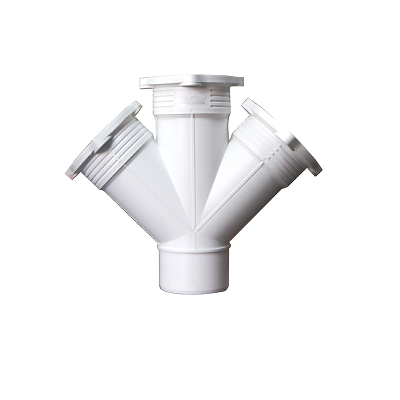 斜四通丨HDPE法兰连接静音排水管