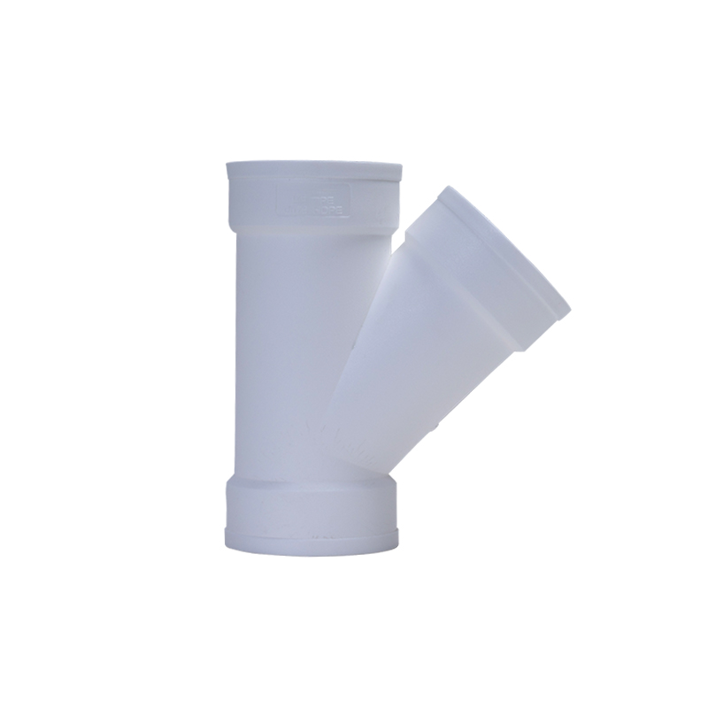 斜三通丨PP热熔承插连接静音管